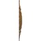 Ekena Millwork Orleans Medallion (Canopies up to 8 1/4"), 38 3/8"OD x 6 5/8"ID x 2 7/8"P, Smokey Topaz Crackle CM38OLSTC - alternate 2